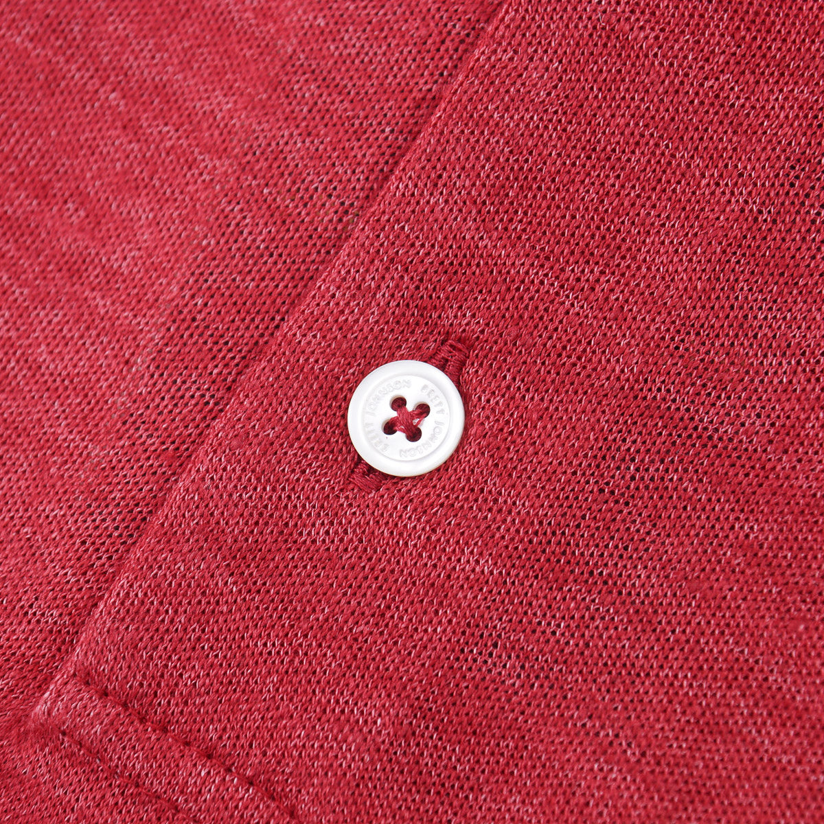 Brett Johnson Jersey Linen Polo Shirt