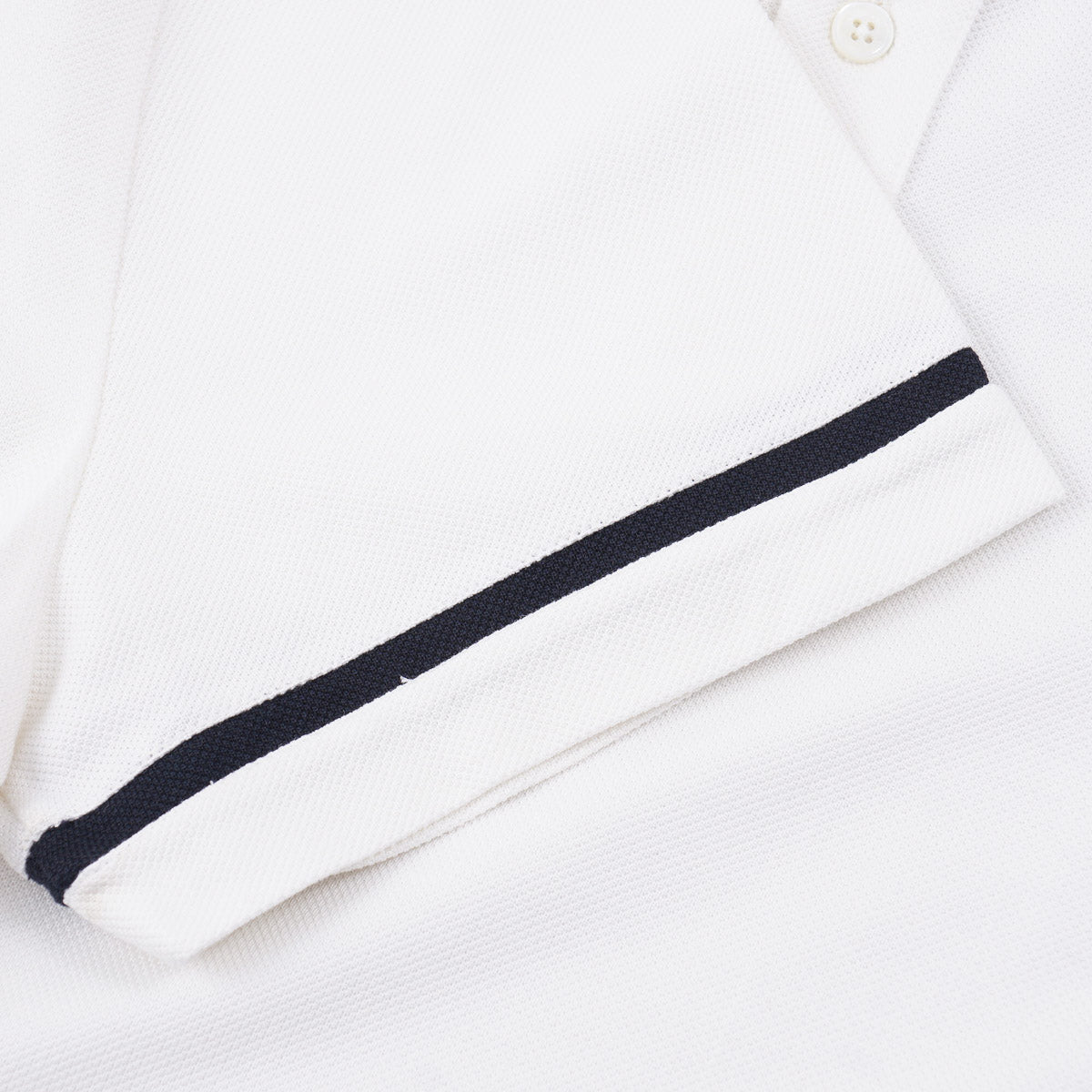 Brett Johnson Pique Silk-Cotton Henley