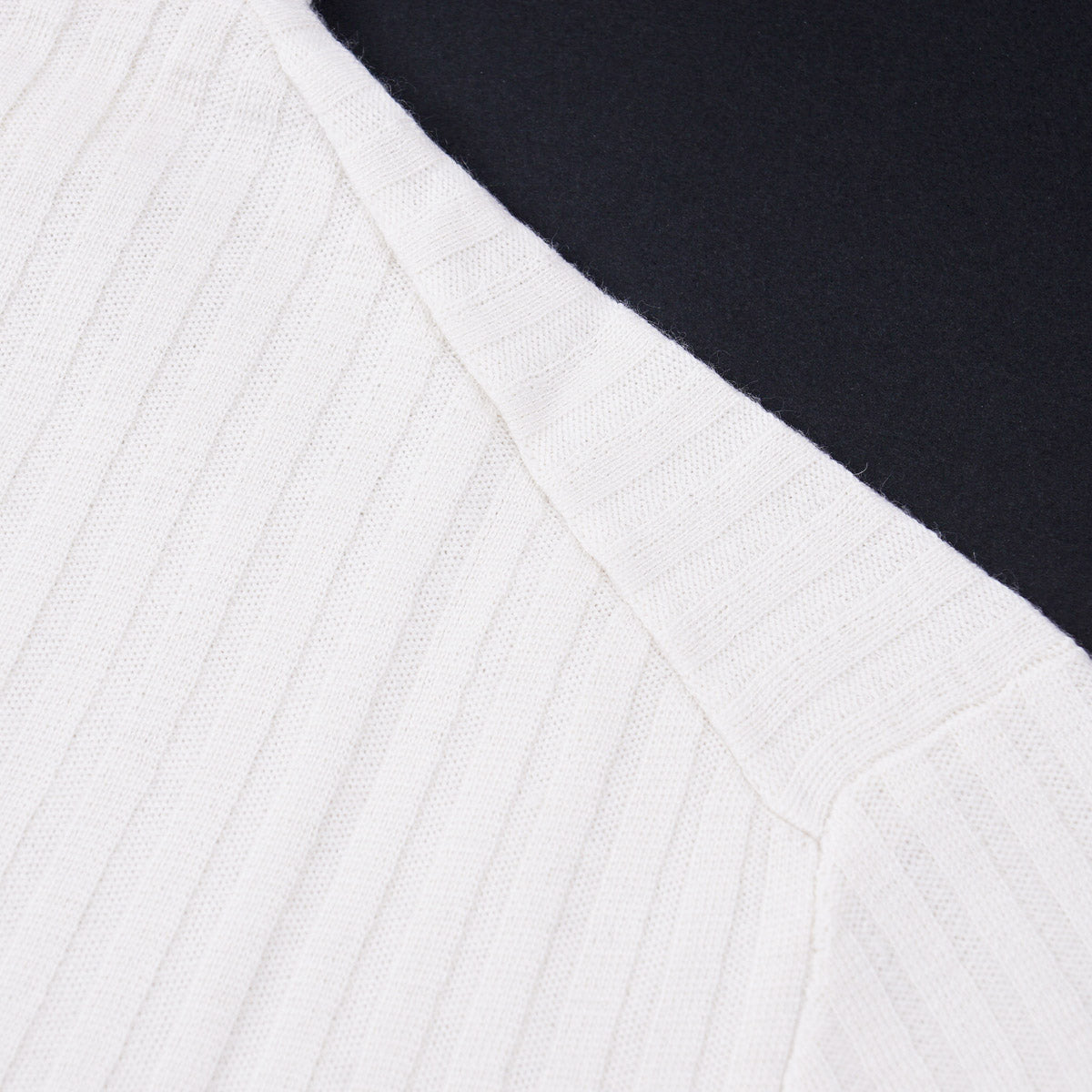 Brett Johnson Zipped Cashmere-Silk Polo