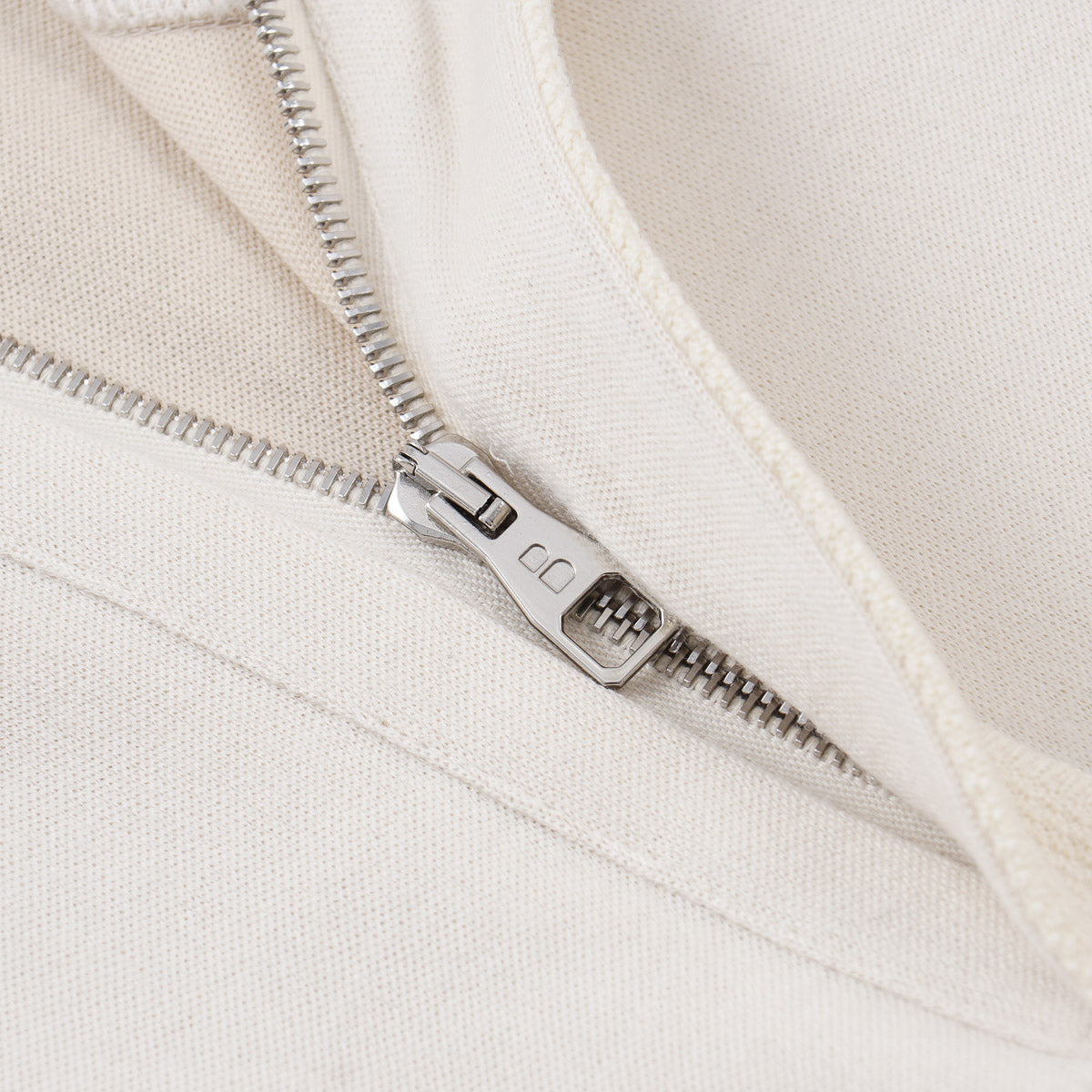 Brett Johnson Cashmere-Cotton Half Zip Pullover