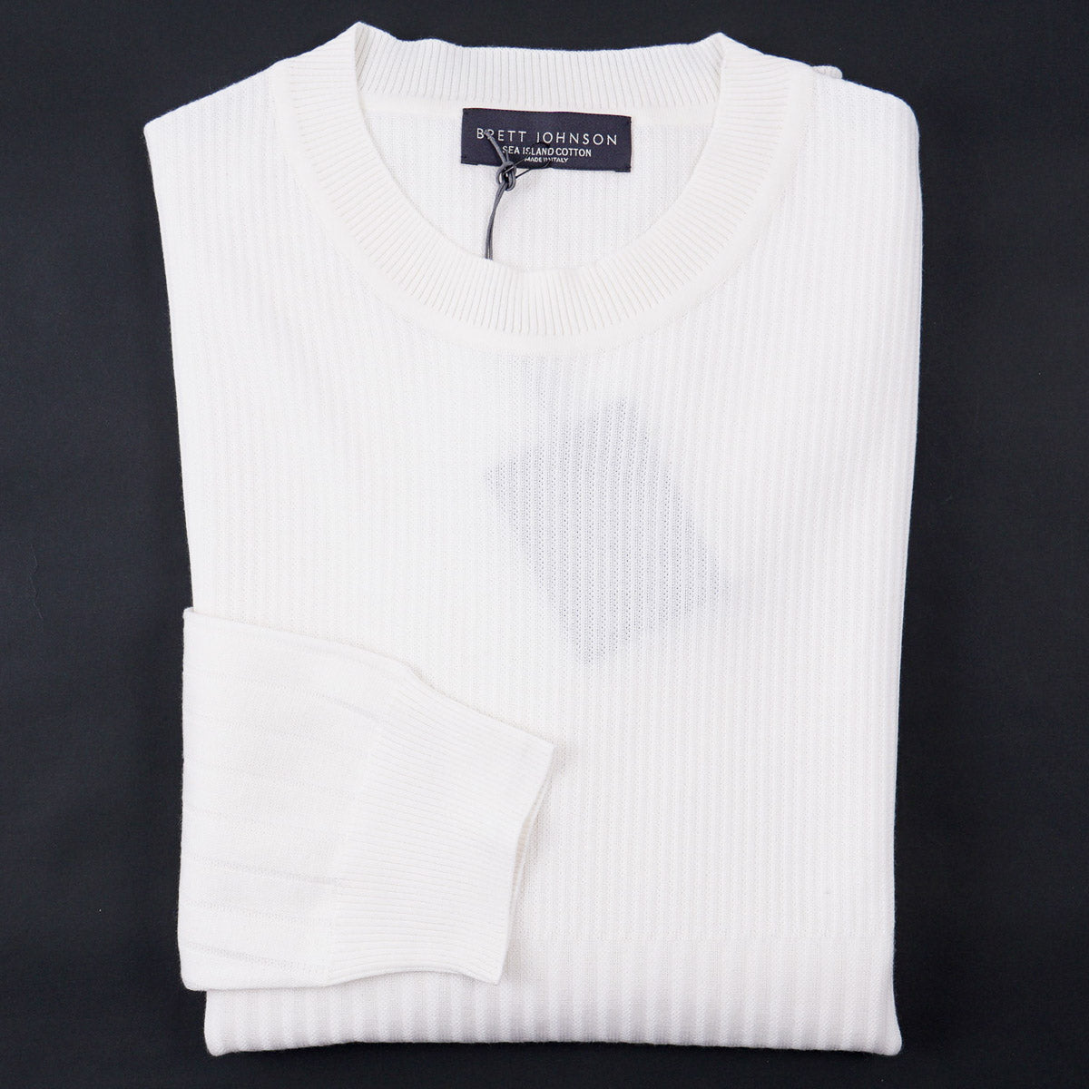 Brett Johnson Sea Island Cotton-Cashmere Sweater
