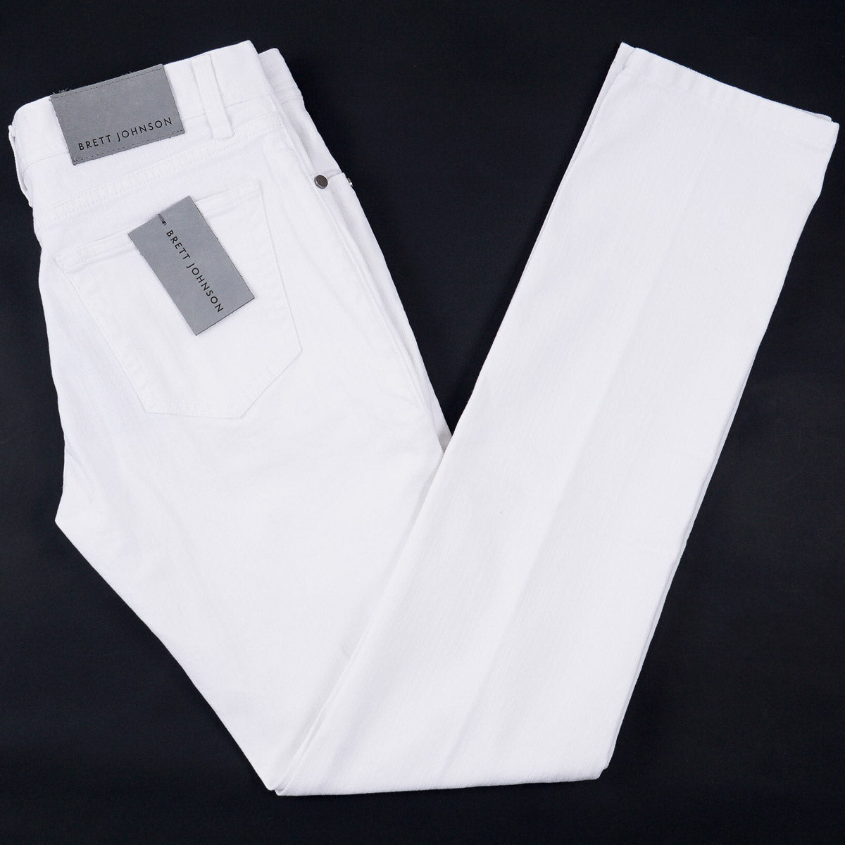 Brett Johnson Trim Straight Denim Jeans