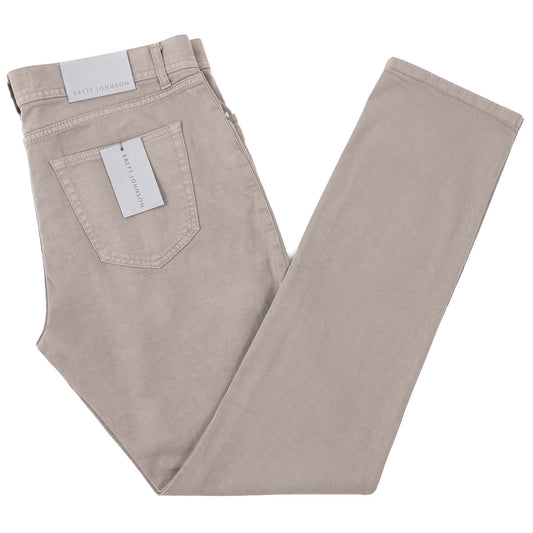 Brett Johnson Cotton-Linen Denim Jeans