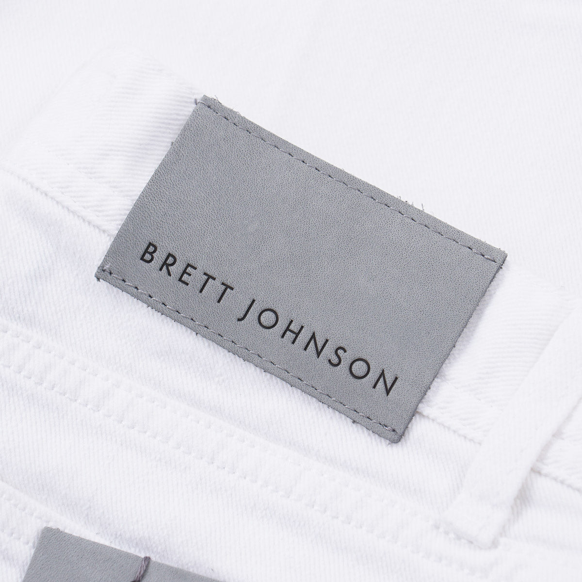 Brett Johnson Trim Straight Denim Jeans