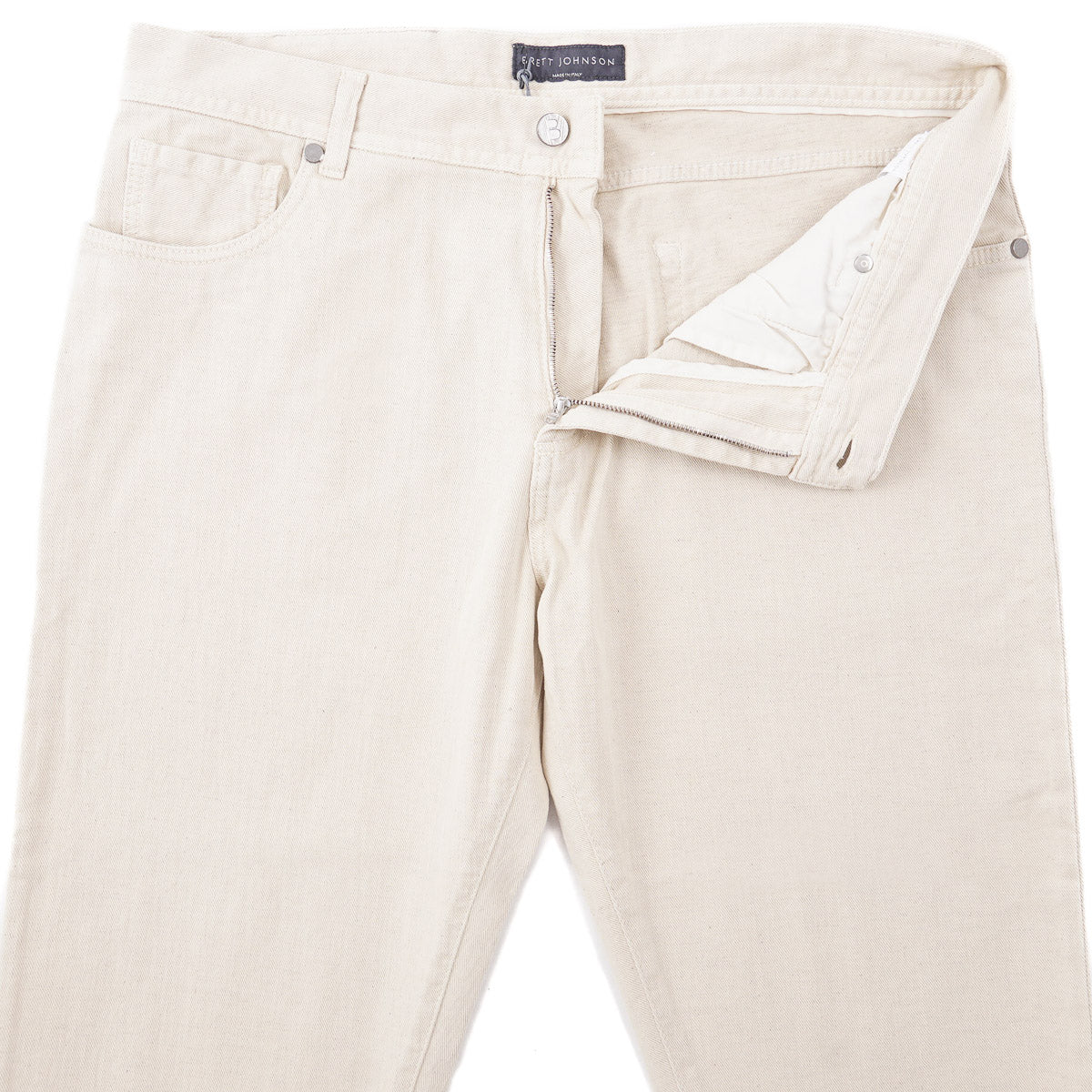 Brett Johnson Cotton-Linen Denim Jeans - Top Shelf Apparel