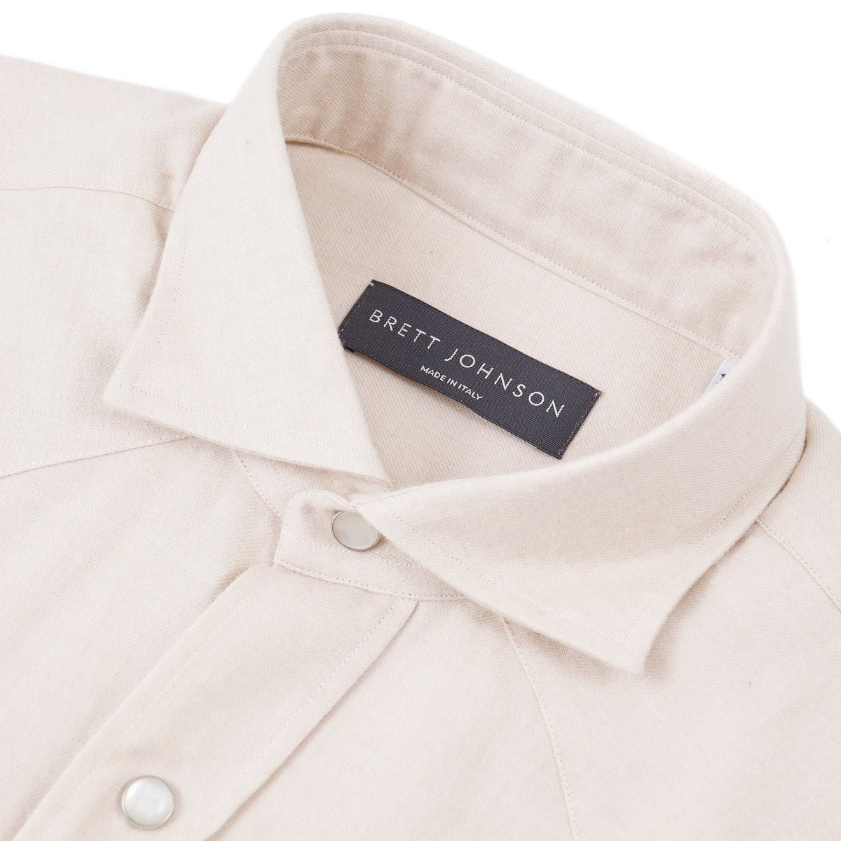 Brett Johnson Cotton-Cashmere Western Shirt - Top Shelf Apparel