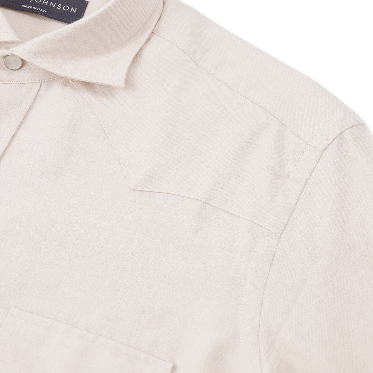 Brett Johnson Cotton-Cashmere Western Shirt - Top Shelf Apparel
