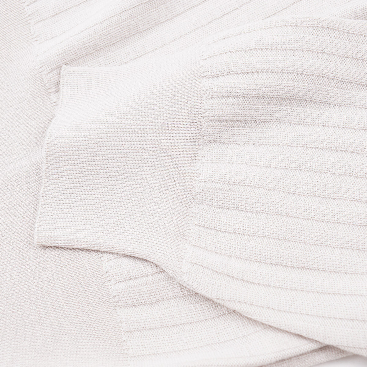 Brett Johnson Zipped Cashmere-Silk Sweater