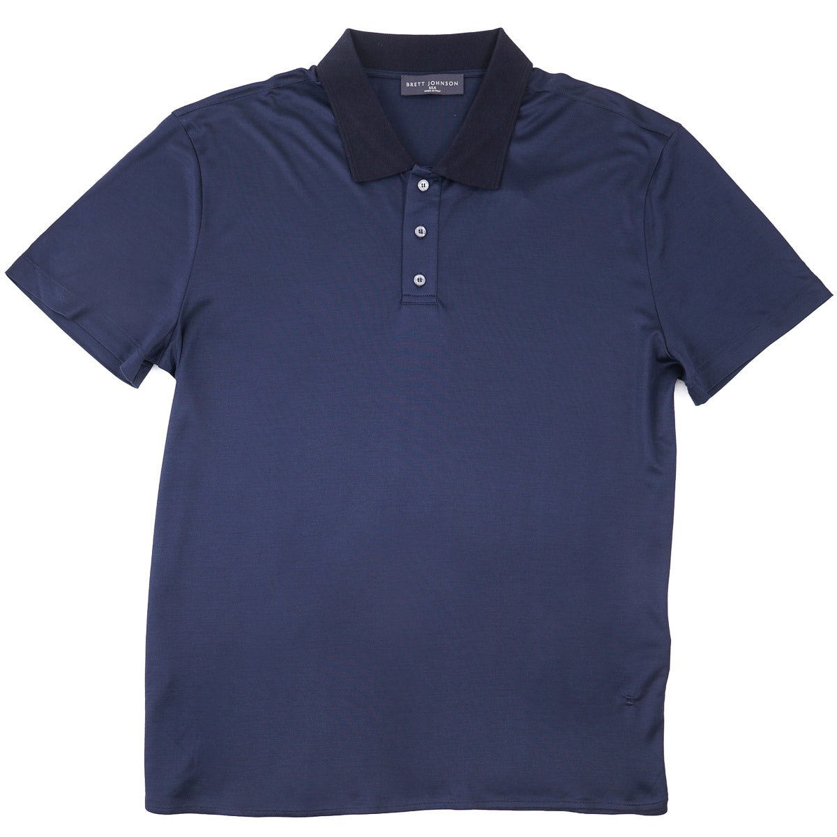 Brett Johnson Superfine Silk Polo Shirt