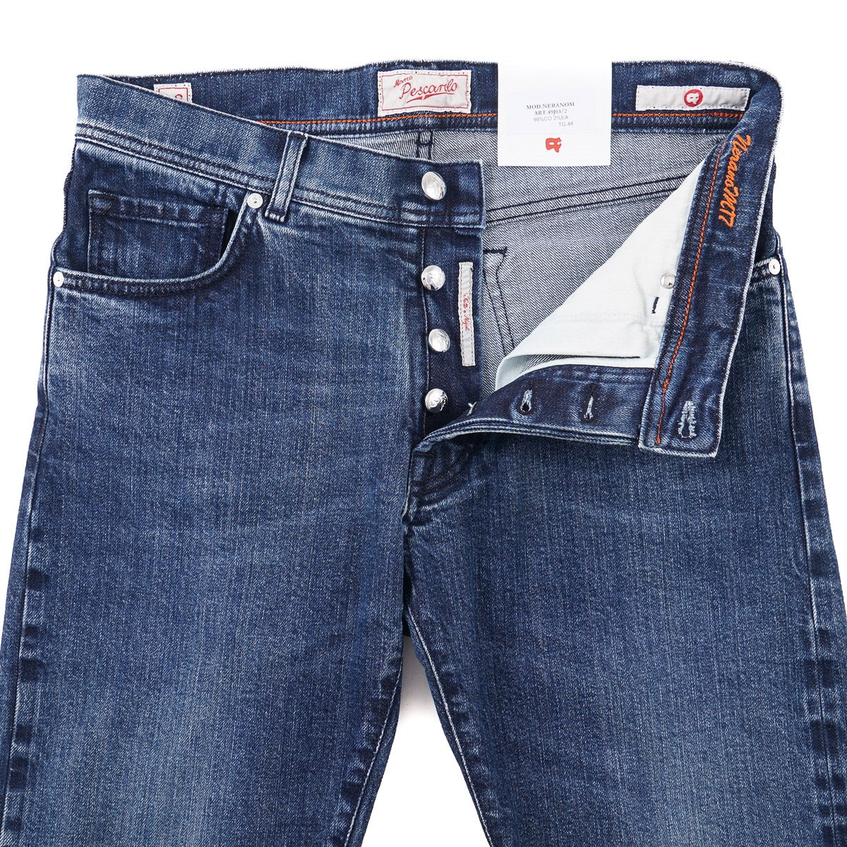 Marco Pescarolo Slim-Fit Denim Jeans - Top Shelf Apparel