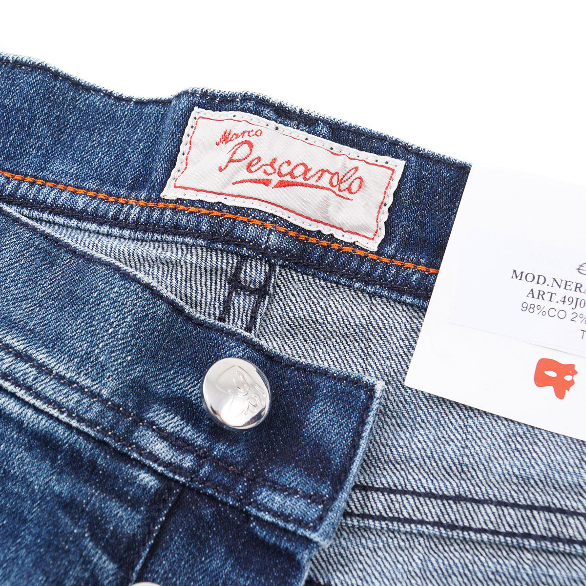 Marco Pescarolo Slim-Fit Denim Jeans - Top Shelf Apparel