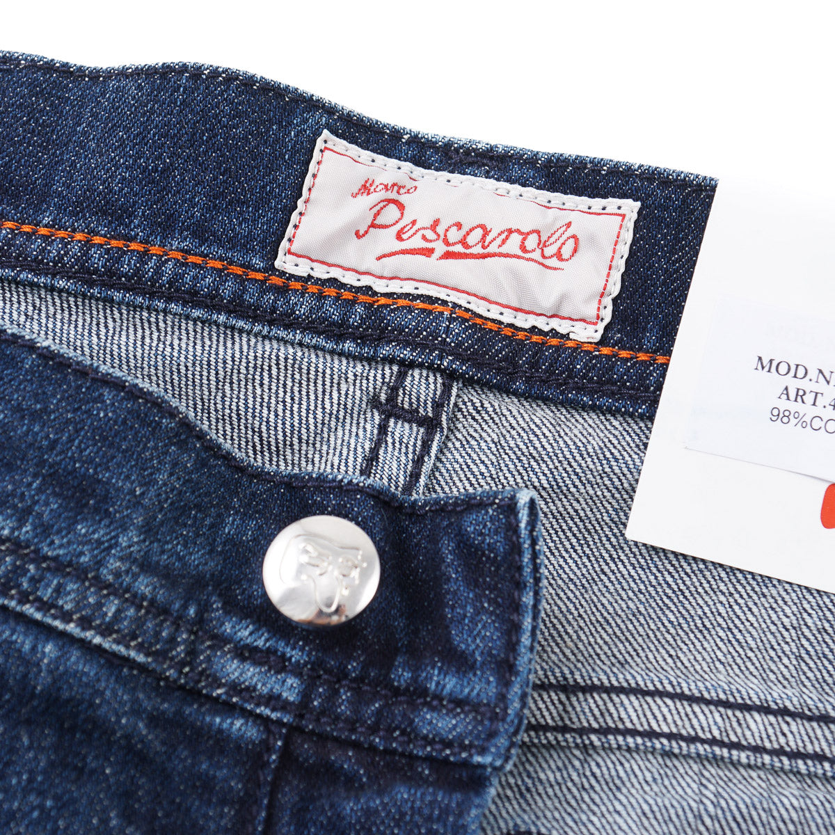 Marco Pescarolo Slim-Fit Denim Jeans - Top Shelf Apparel