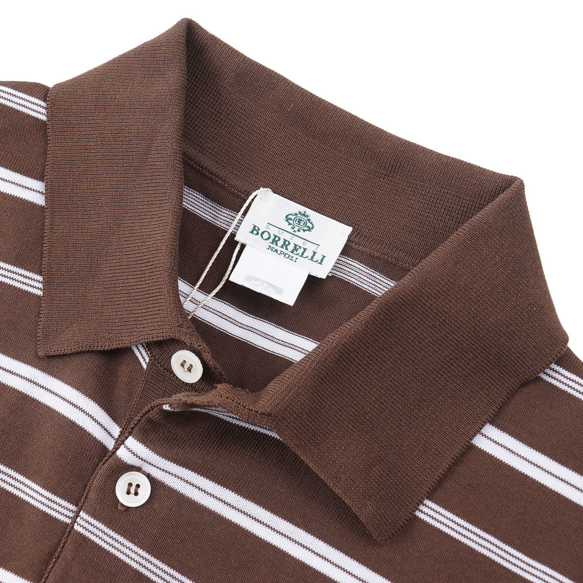 Luigi Borrelli Knit Cotton Polo Shirt