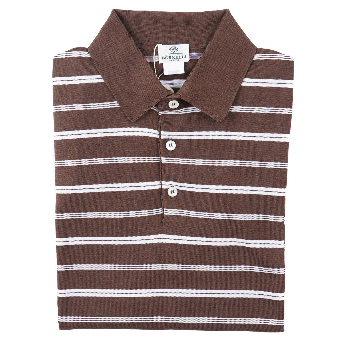 Luigi Borrelli Knit Cotton Polo Shirt