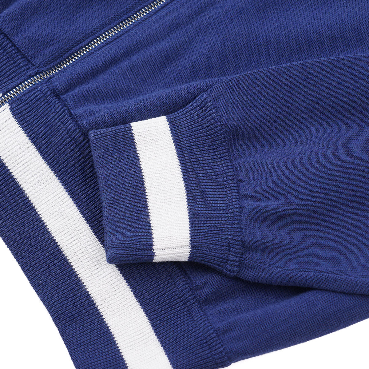 Luigi Borrelli Full-Zip Hooded Cotton Sweater - Top Shelf Apparel