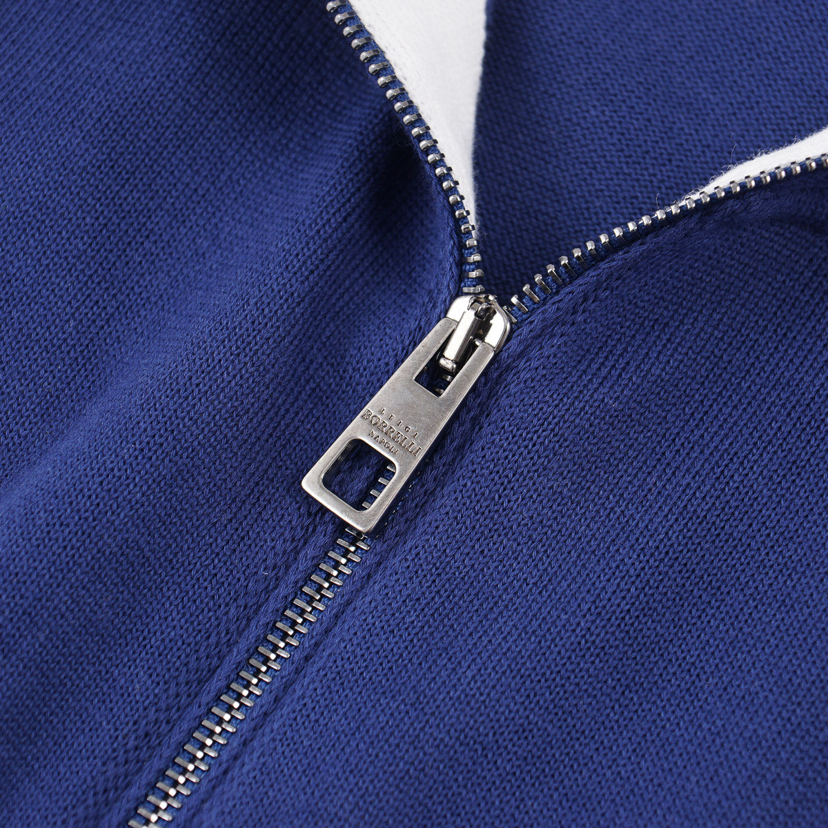 Luigi Borrelli Full-Zip Hooded Cotton Sweater - Top Shelf Apparel