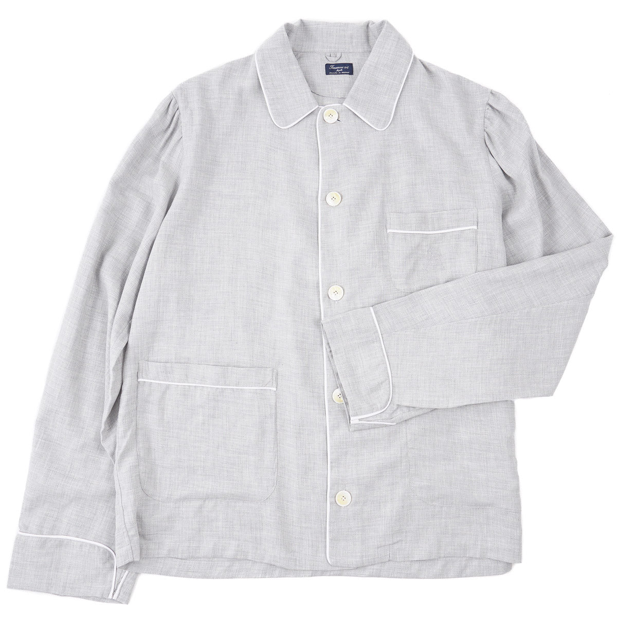 Finamore Cotton-Cashmere Pajama Set