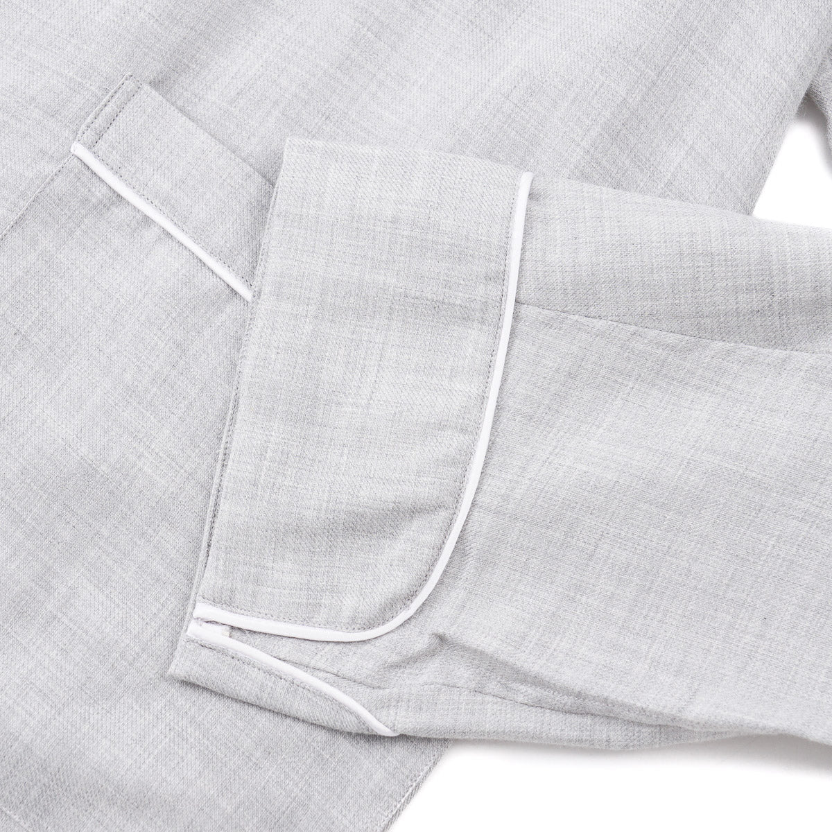 Finamore Cotton-Cashmere Pajama Set