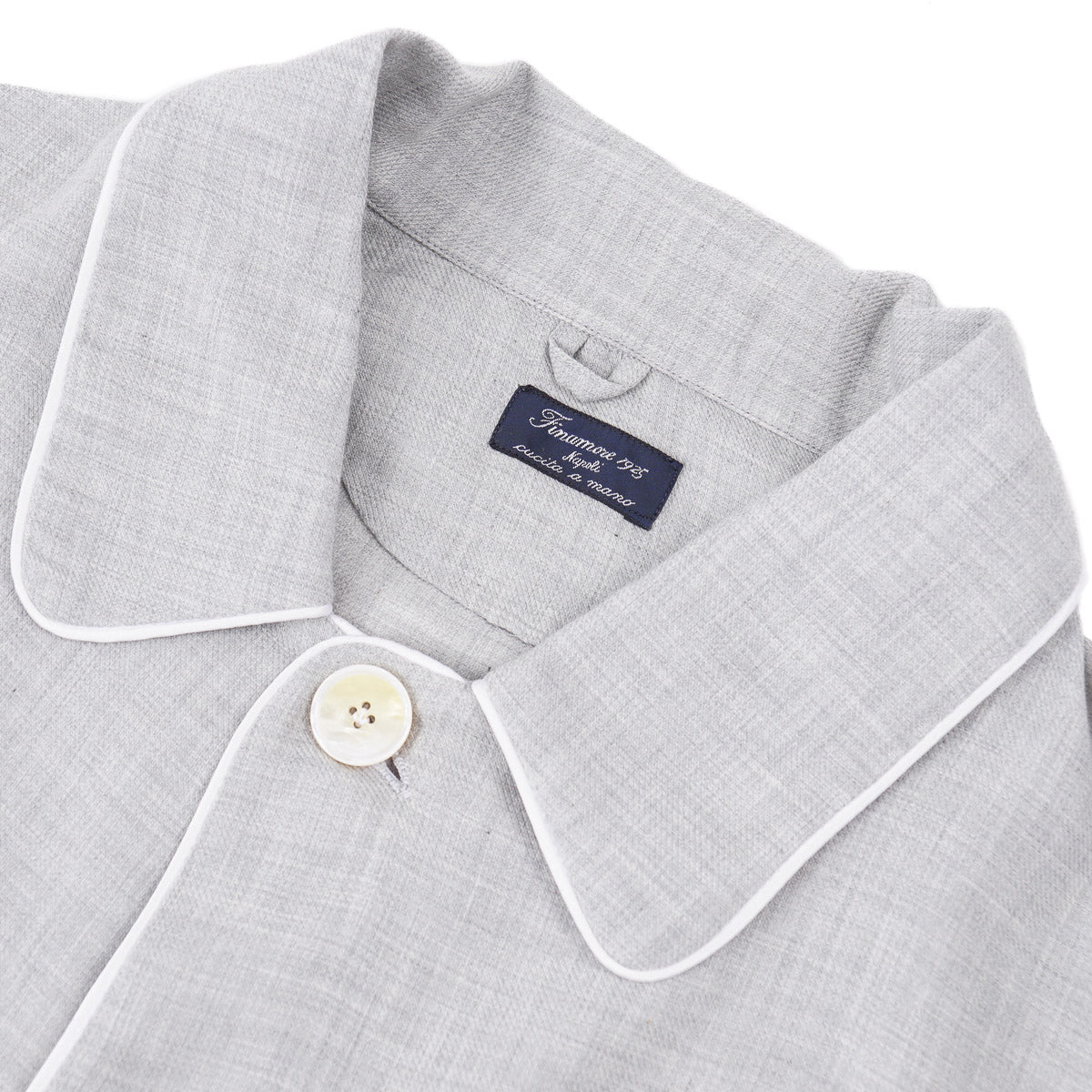 Finamore Cotton-Cashmere Pajama Set