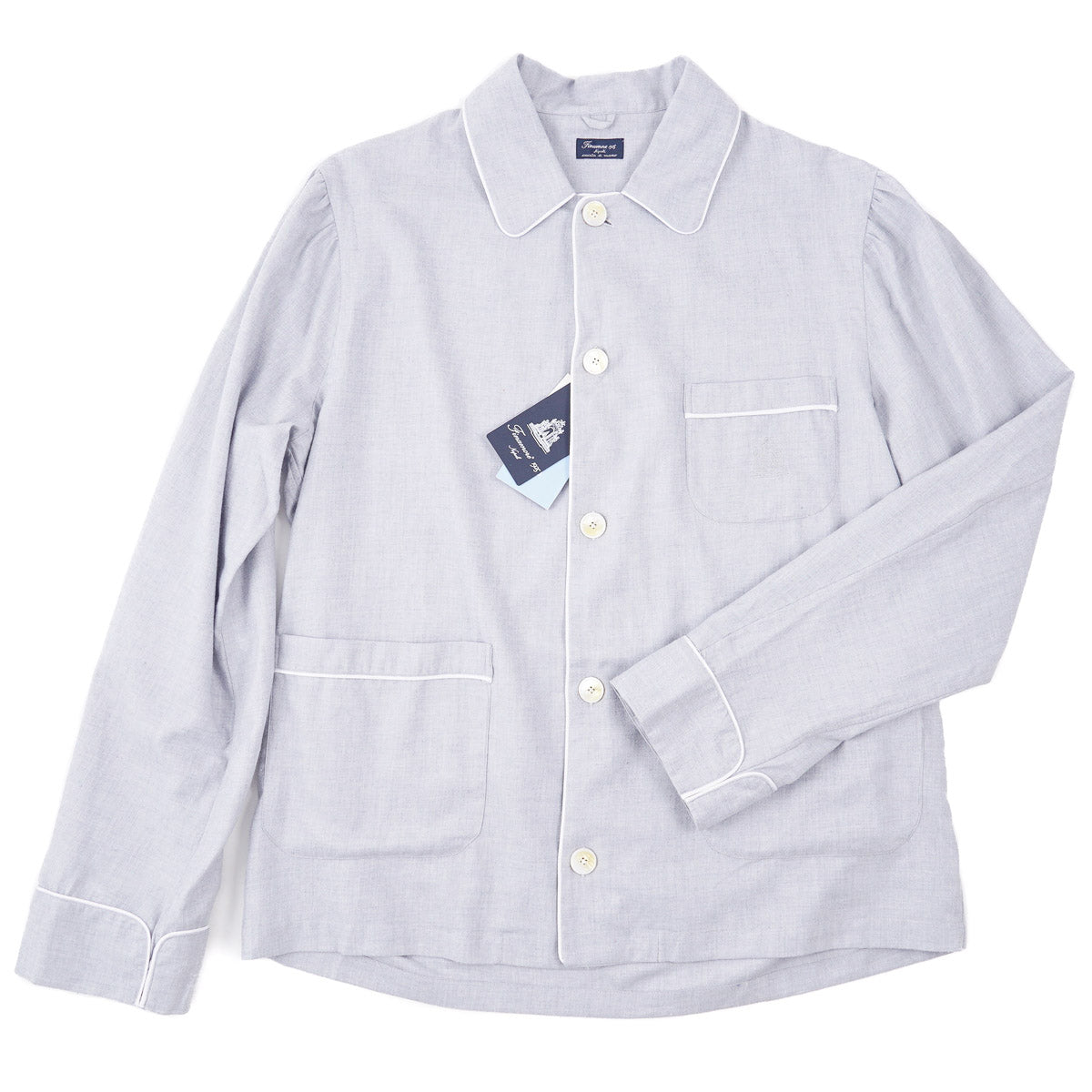 Finamore Cotton-Cashmere Pajama Set