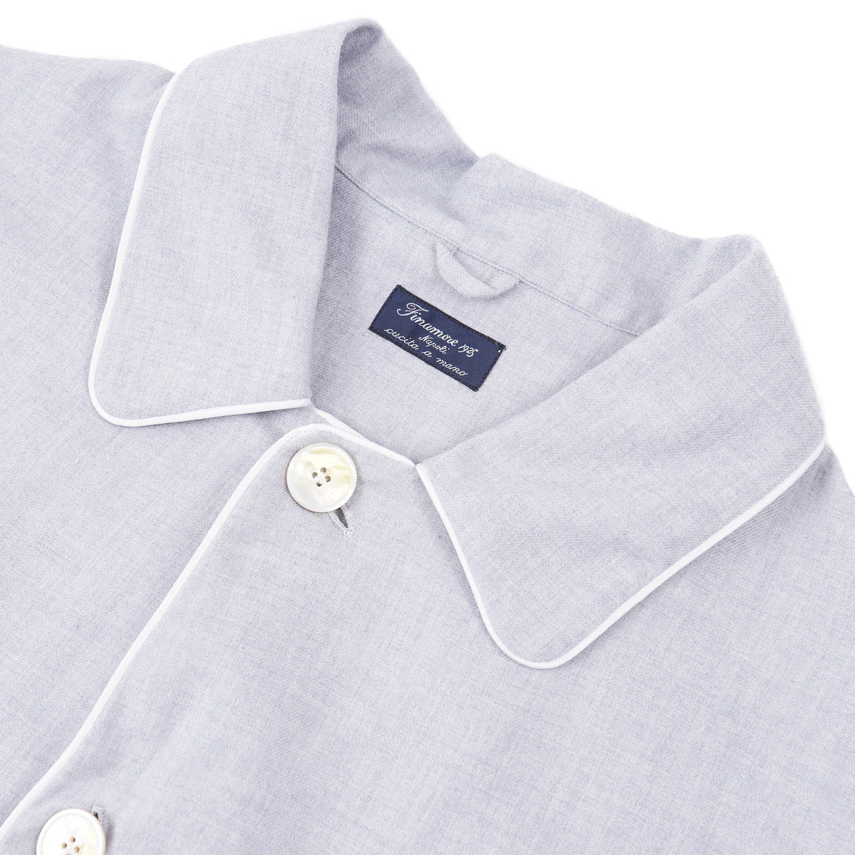 Finamore Cotton-Cashmere Pajama Set