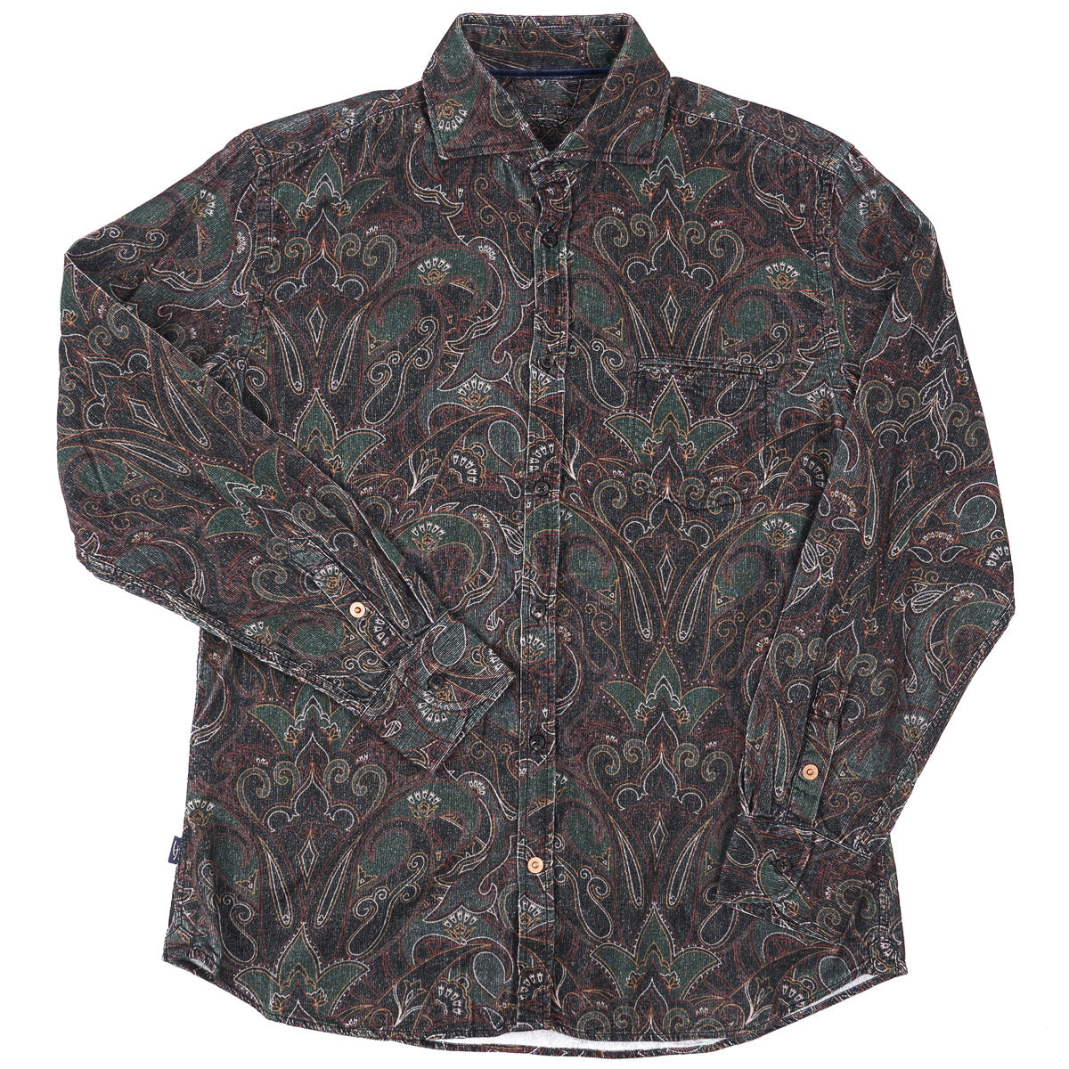 Handpicked Printed Corduroy Cotton Overshirt