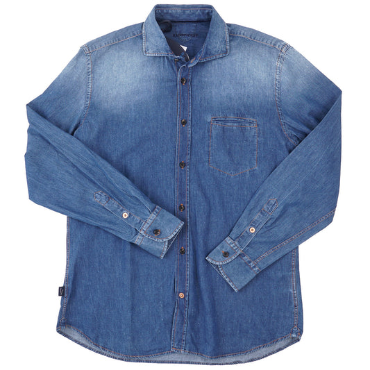 Handpicked Slim-Fit Denim Overshirt