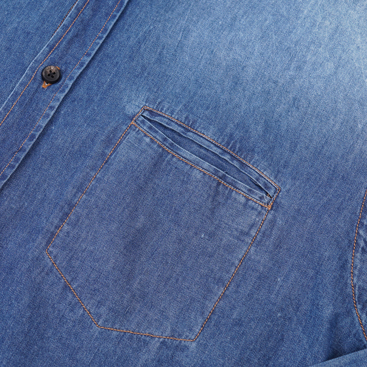 Handpicked Slim-Fit Denim Overshirt - Top Shelf Apparel