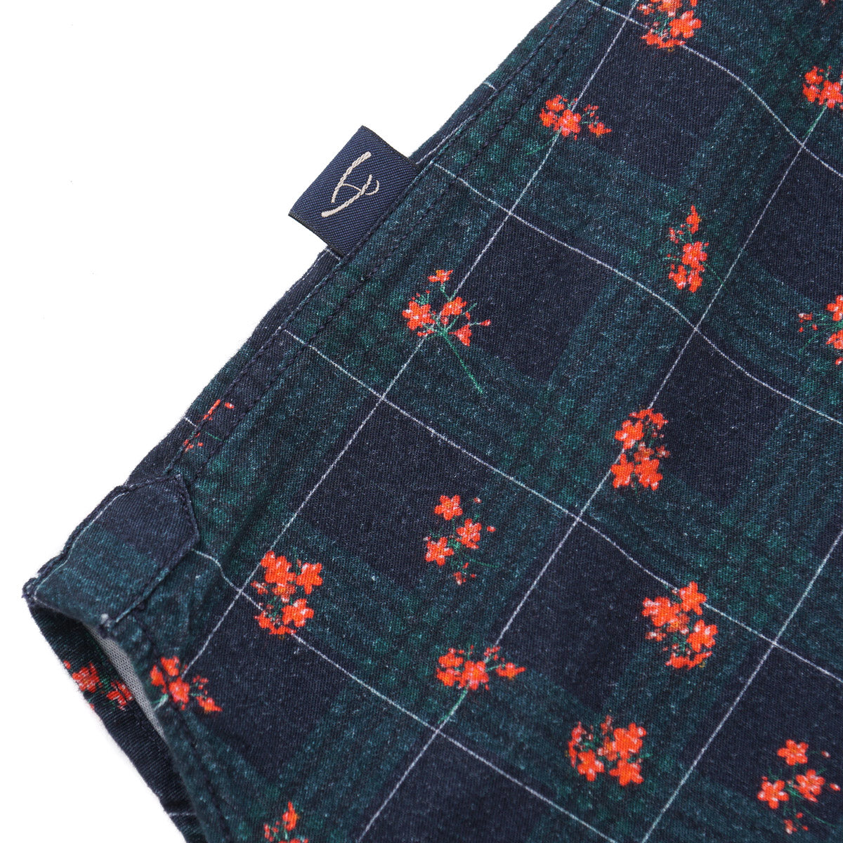 Handpicked Slim-Fit Flannel Western Shirt