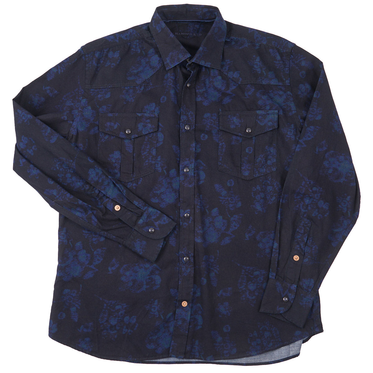 Handpicked Floral Print Western Shirt