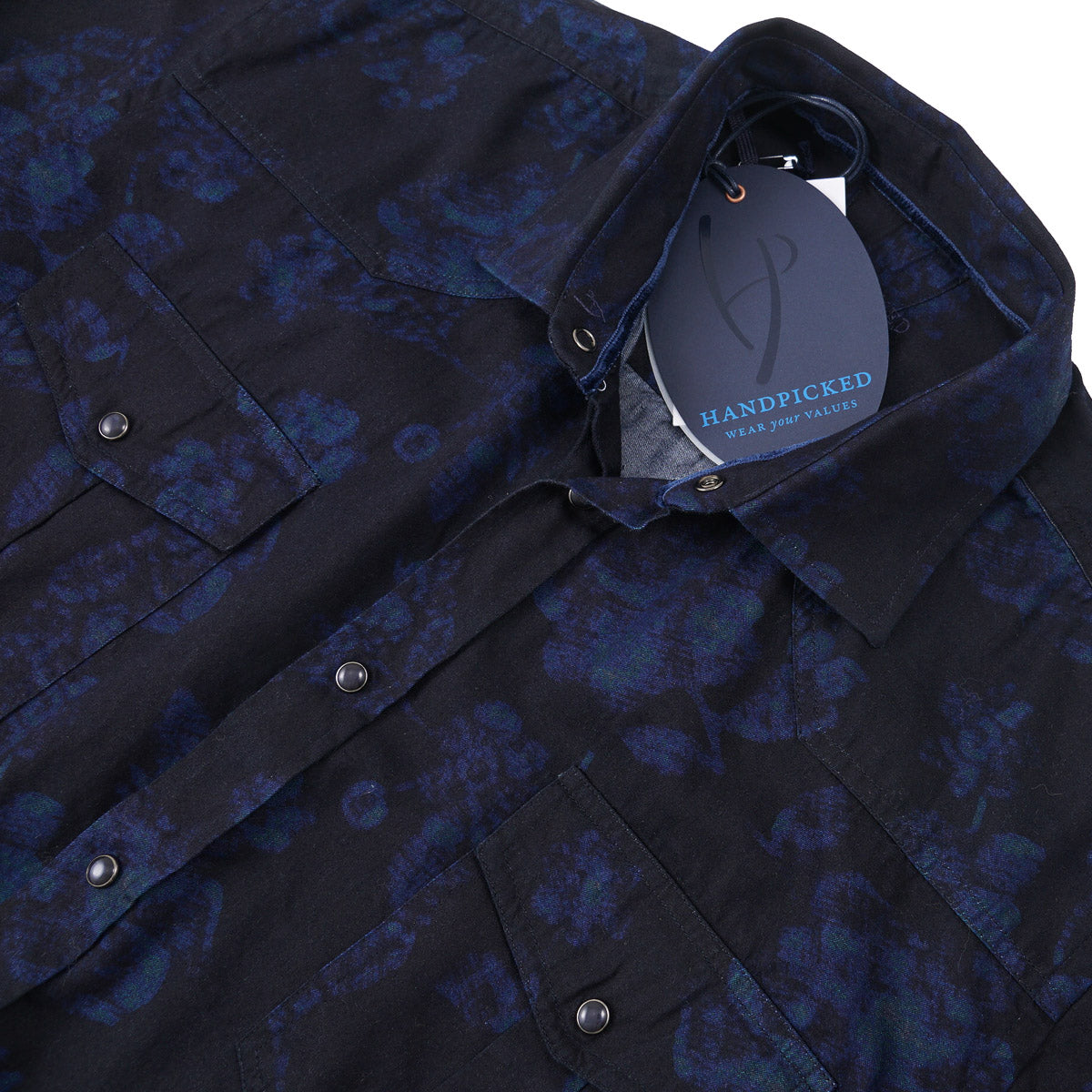 Handpicked Floral Print Western Shirt
