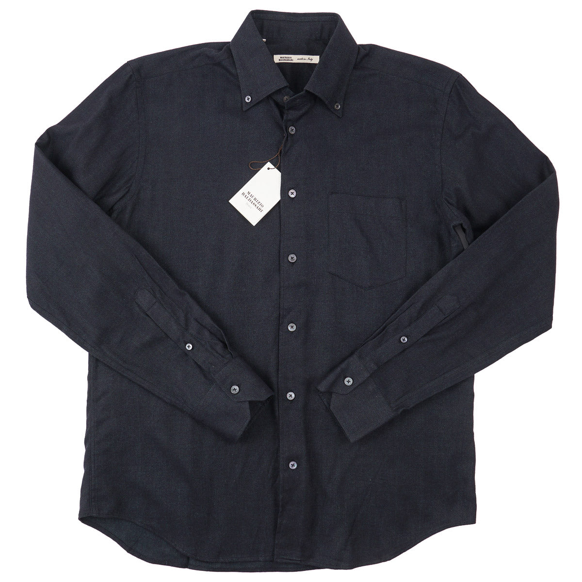 Maurizio Baldassari Soft Flannel Cotton Shirt - Top Shelf Apparel