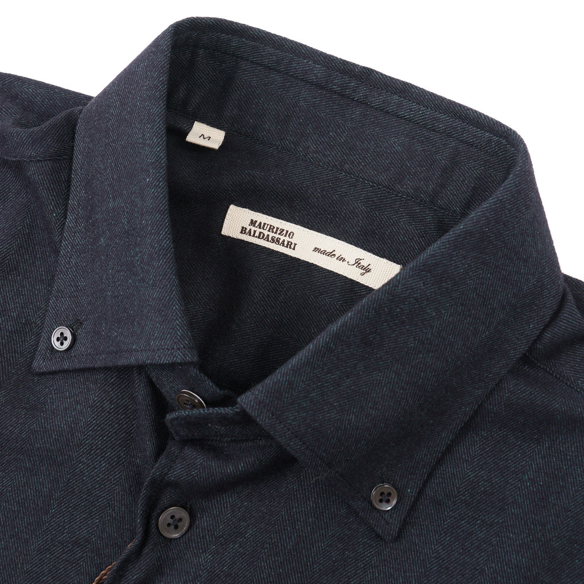 Maurizio Baldassari Soft Flannel Cotton Shirt - Top Shelf Apparel