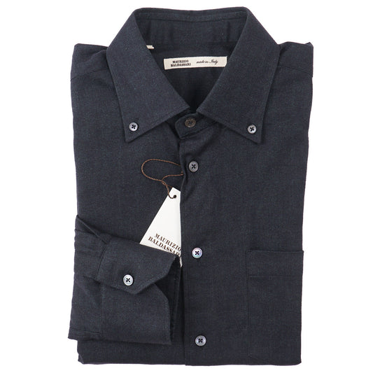Maurizio Baldassari Soft Flannel Cotton Shirt - Top Shelf Apparel