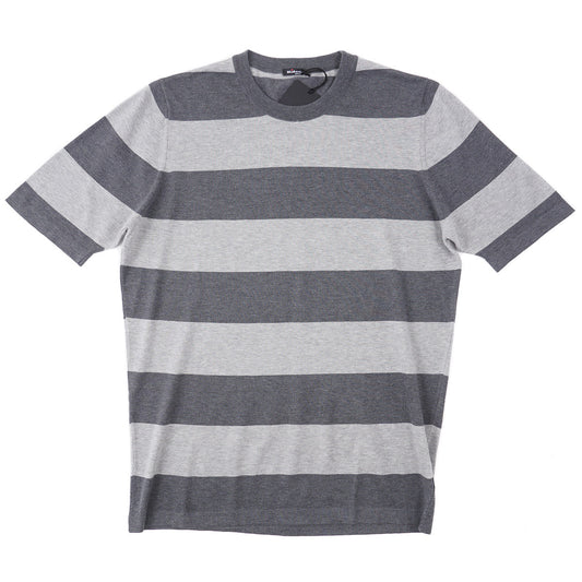 Kiton Short-Sleeve Knit Cotton Sweater