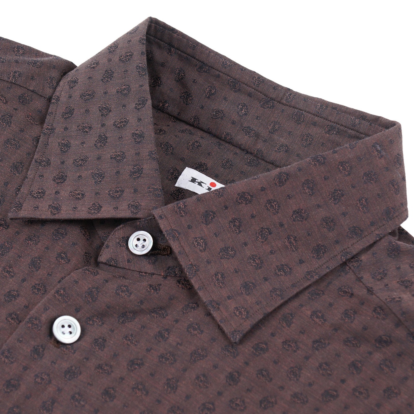 Kiton Slim-Fit Patterned Cotton Shirt - Top Shelf Apparel