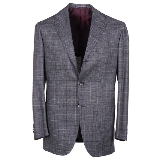 Kiton Woven Check Pure Cashmere Suit - Top Shelf Apparel