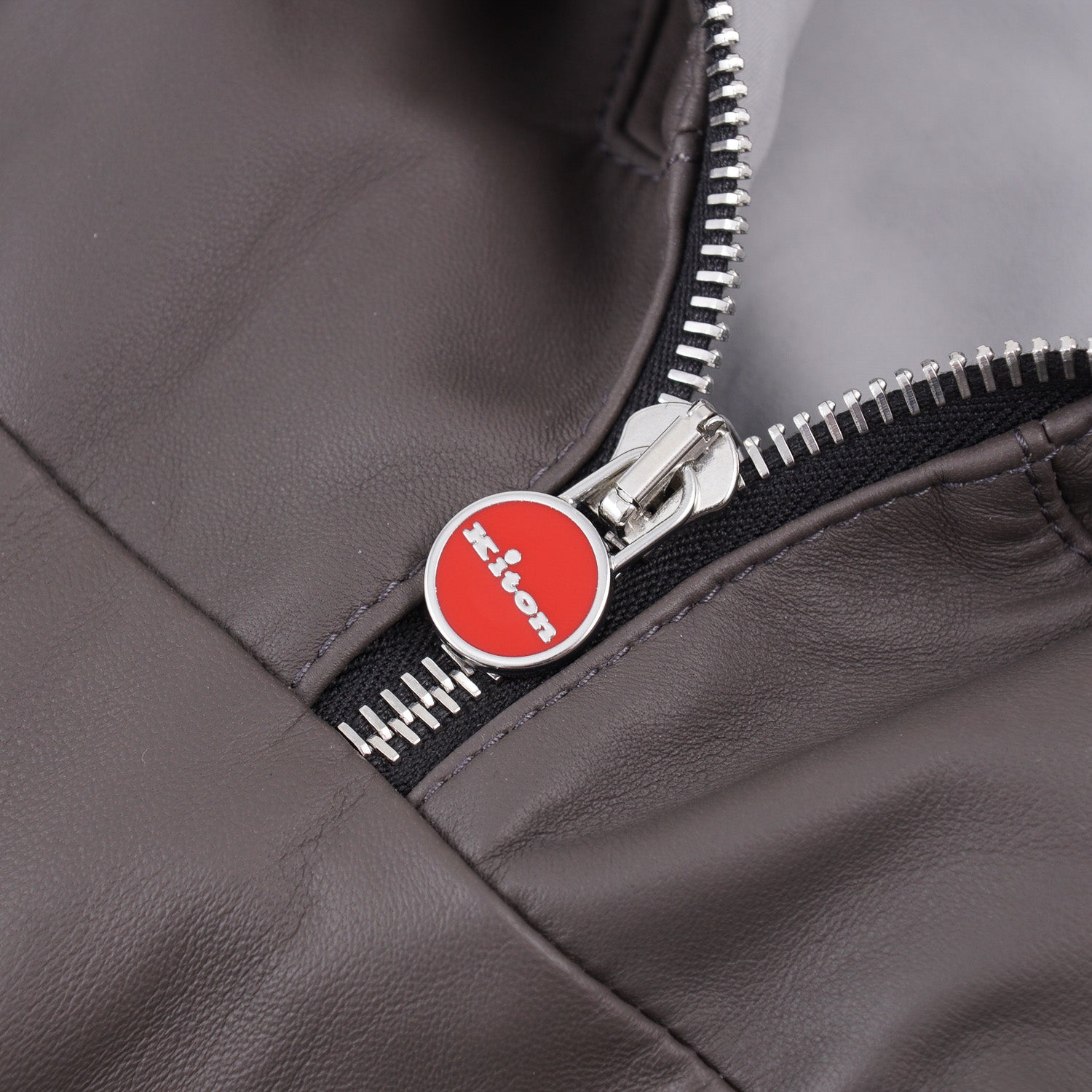 Kiton Hooded Lambskin Leather Jacket - Top Shelf Apparel