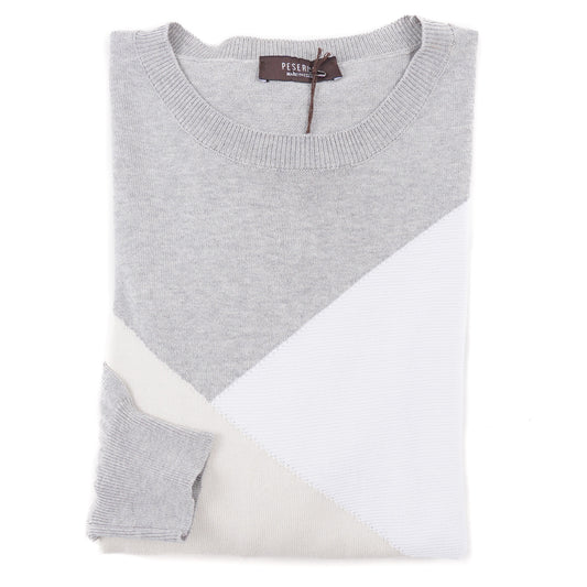 Peserico Color Block Cotton Sweater - Top Shelf Apparel