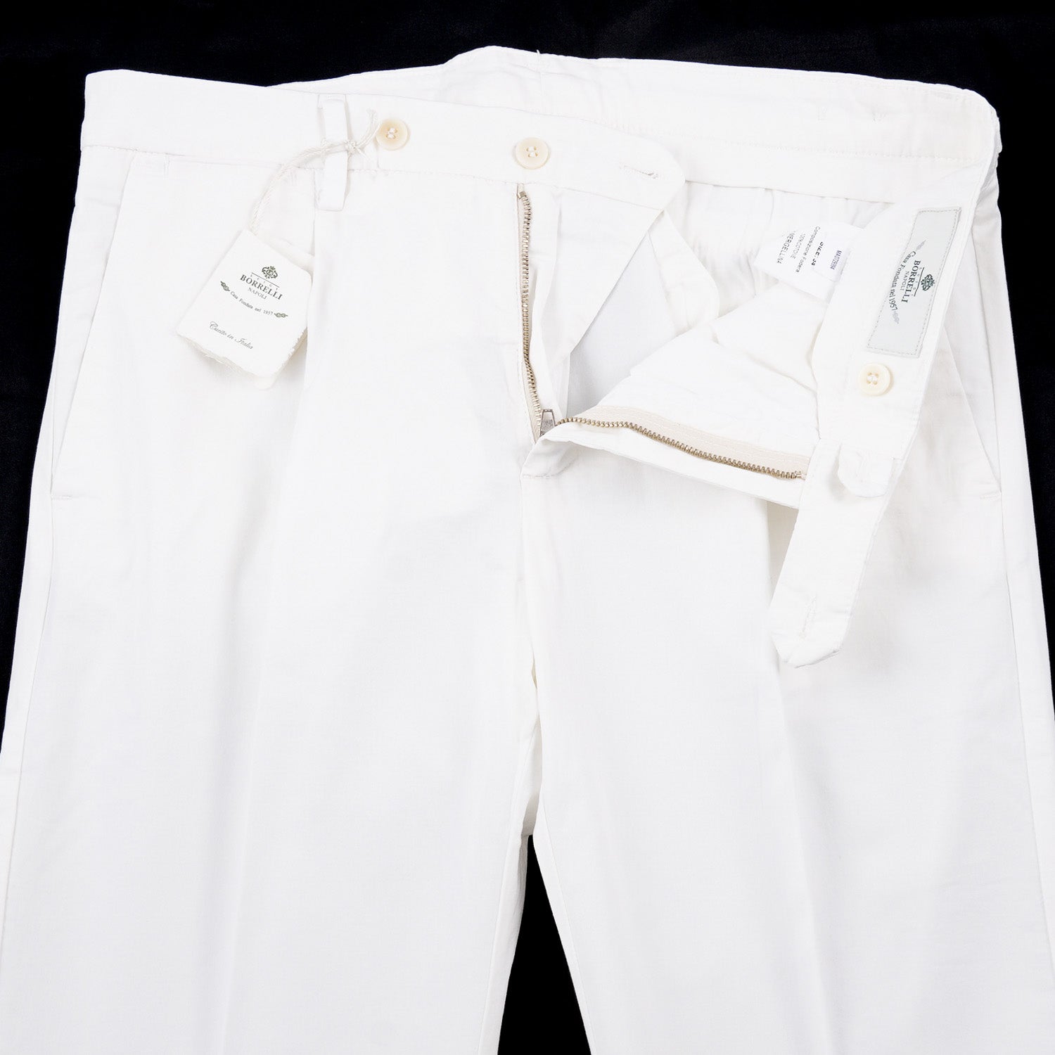 Luigi Borrelli Slim-Fit Lightweight Cotton Pants - Top Shelf Apparel