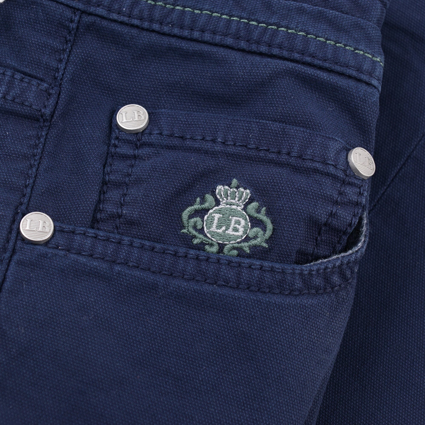 Luigi Borrelli Lightweight 5-Pocket Cotton Pants - Top Shelf Apparel