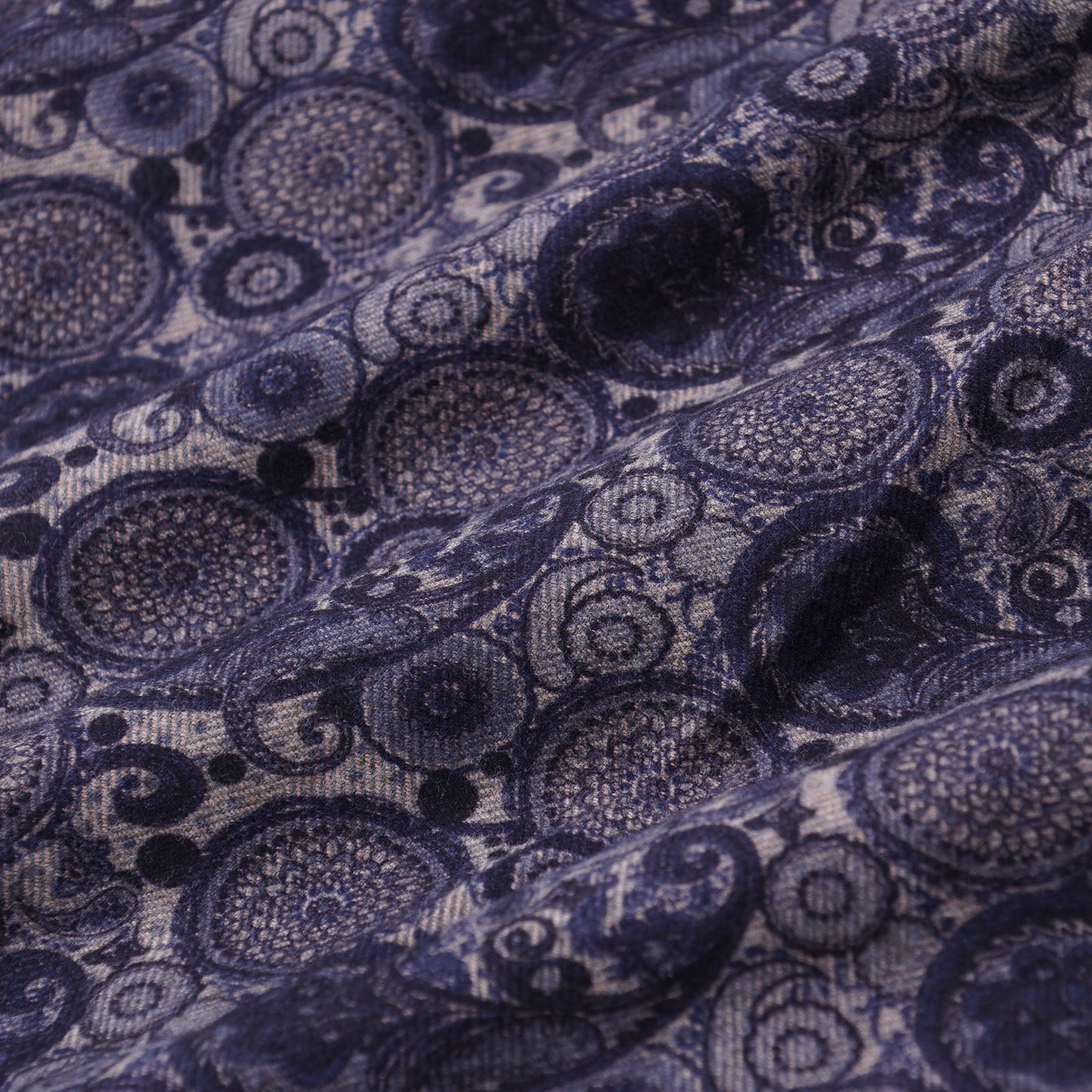 Kiton Paisley Soft Flannel Cotton Shirt - Top Shelf Apparel