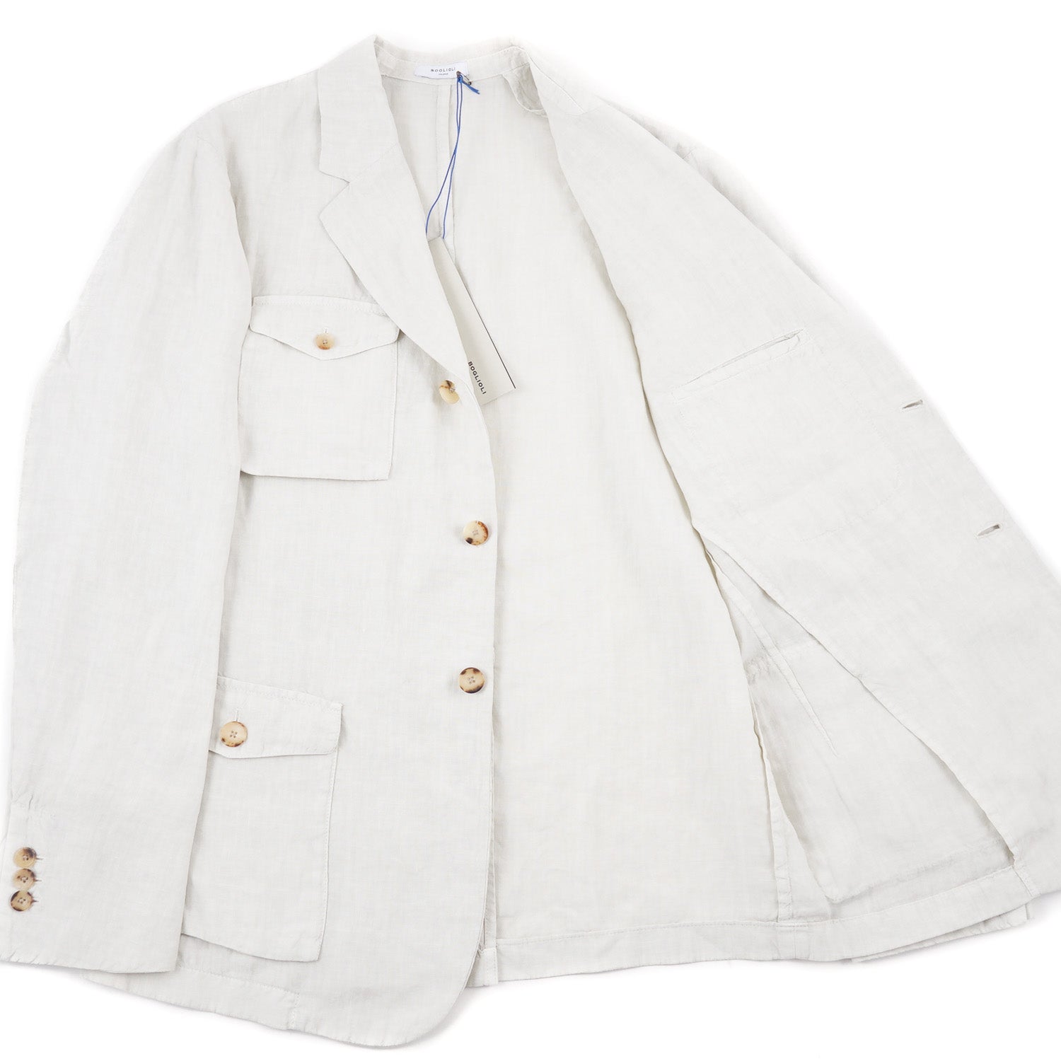 Boglioli Linen 'Hemingway Jacket' Blazer