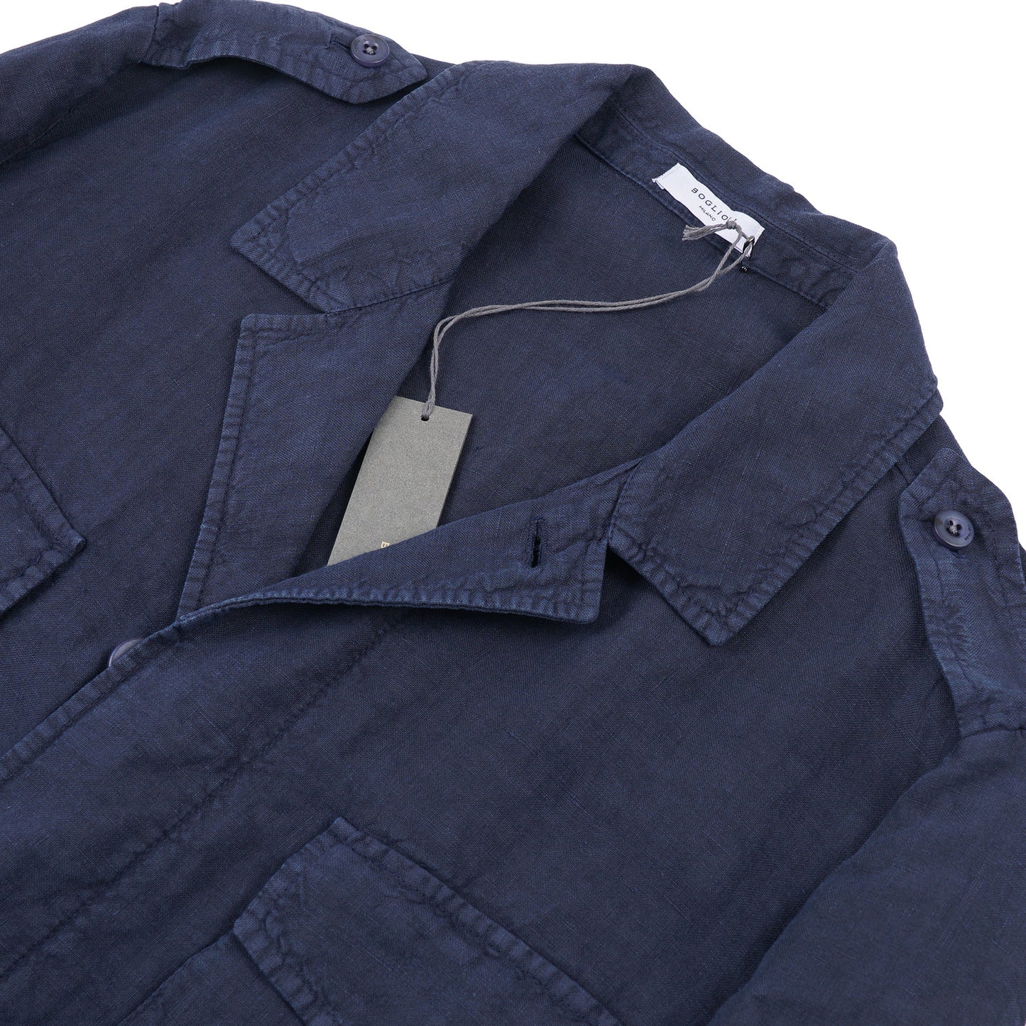 Boglioli Pure Linen Field Jacket - Top Shelf Apparel