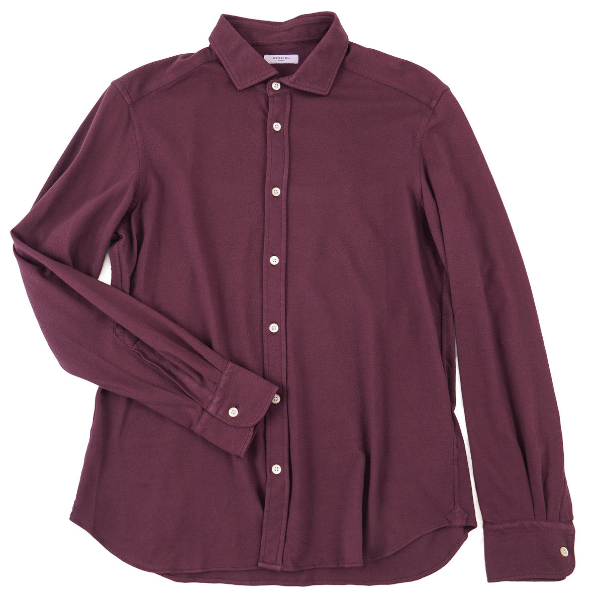 Boglioli Pique Knit Cotton Shirt - Top Shelf Apparel