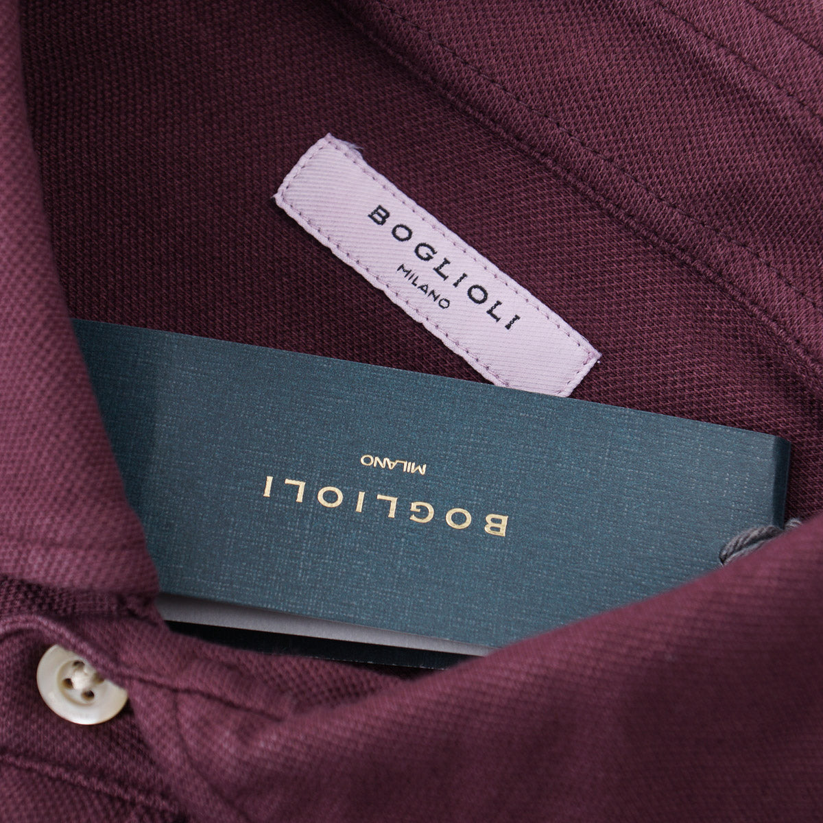 Boglioli Pique Knit Cotton Shirt - Top Shelf Apparel