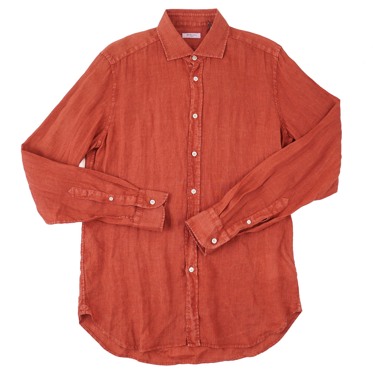 Boglioli Garment-Dyed Linen Shirt - Top Shelf Apparel