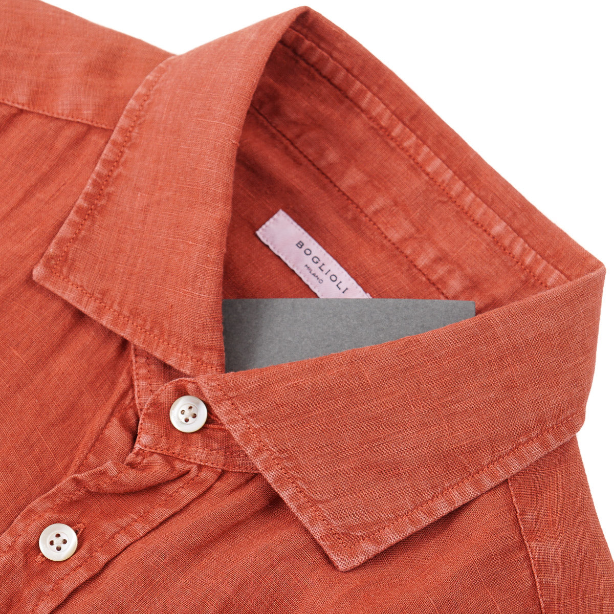 Boglioli Garment-Dyed Linen Shirt - Top Shelf Apparel
