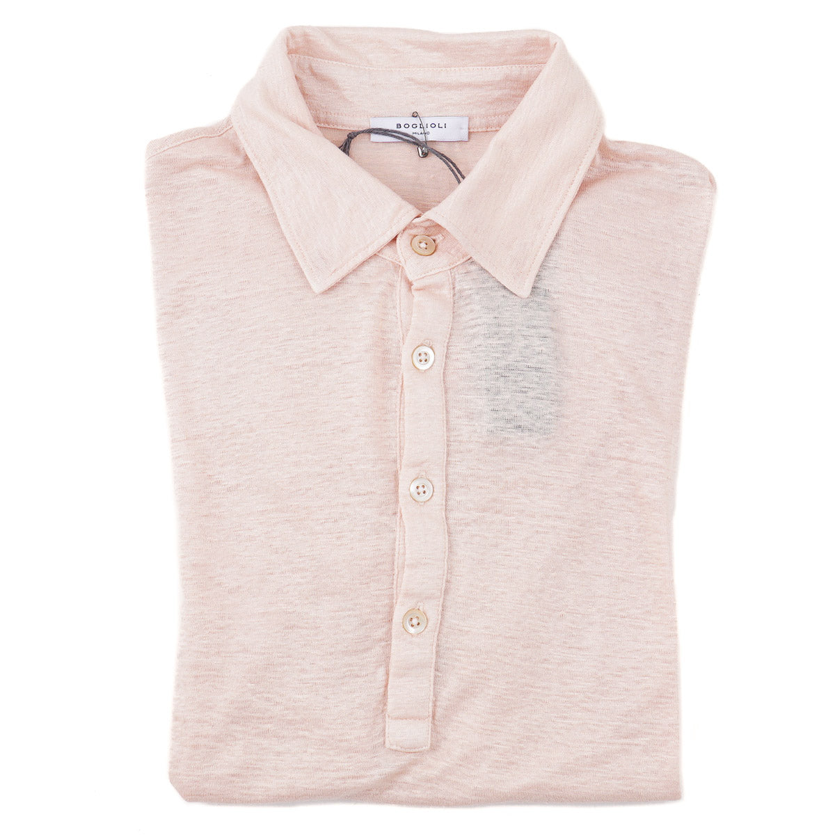 Boglioli Lightweight Linen Polo Shirt - Top Shelf Apparel