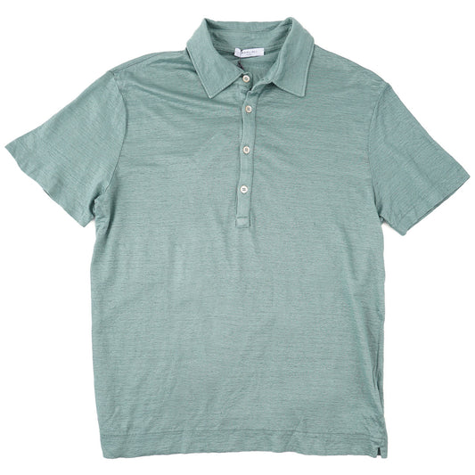 Boglioli Lightweight Linen Polo Shirt